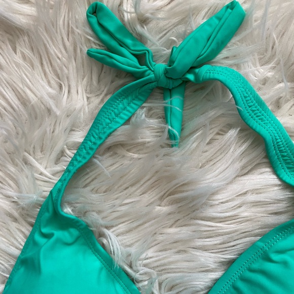 *HP!* bright green triangle bikini top - Picture 3 of 7